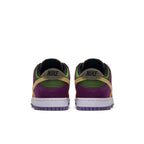 Nike Dunk Low Viotech 2019 sneaker rear view showcasing its premium color block design.