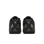 Nike Hot Step Air Terra Drake NOCTA Triple Black rear view, showcasing the sleek design and details.