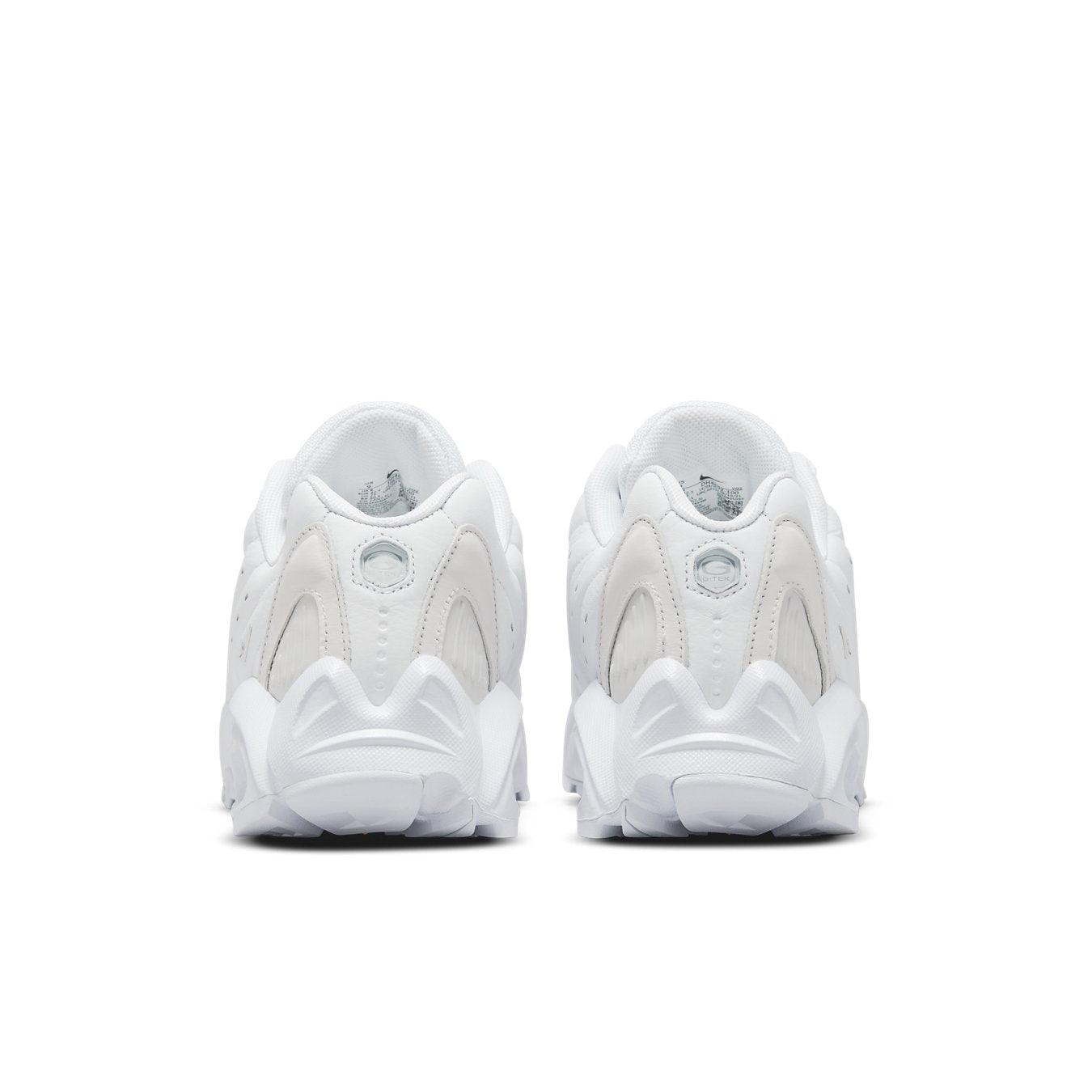 Nike Hot Step Air Terra Drake NOCTA White sneakers, featuring a sleek white leather upper and unique design details.