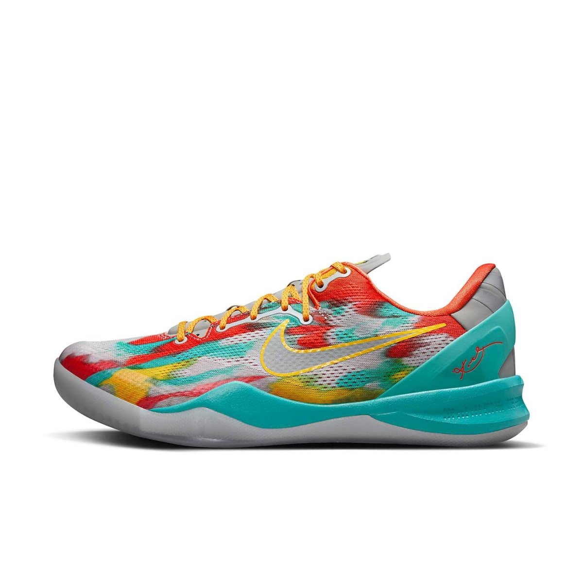Nike Kobe 8 Protro Venice Beach 2024 basketball shoe featuring vibrant colors and unique design.