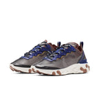Nike React Element 87 Dusty Peach sneaker showcasing a transparent upper with vibrant accents for comfort and style.