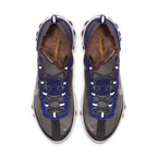 Nike React Element 87 Dusty Peach sneakers from top view, featuring gray and blue design with comfortable fit.