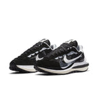 Nike VaporWaffle sacai Black White sneaker featuring a modern design with classic elements and Waffle outsole.