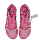 Nike Zoom Fly Off-White Pink sneakers with transparent TPU upper and Pink Tulip color.