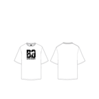 White NPT Baby Gang Tee featuring bold 'BO' logo by Unknown, perfect for stylish baby outfits.